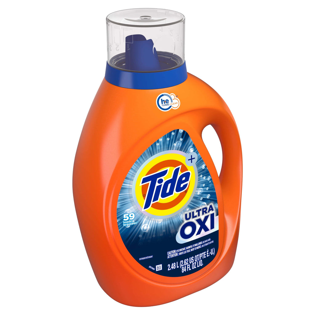 Ultra Oxi Liquid Laundry Detergent, HE Compatible, 84 Fl Oz, 59 Loads