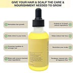 Natural Hair Growth Oil, Organic Veganic Natural Hair Growth Oil,Pure Natural Hair Density Essential Oil, Plant Extract Hair Growth Oil for Dry Damaged Hair and Growth (3Pcs)