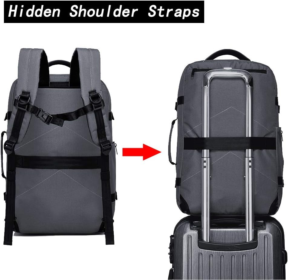Travel Overnight Backpack,40-Liter FAA Flight Approved Weekender Bag Carry on Backpack…
