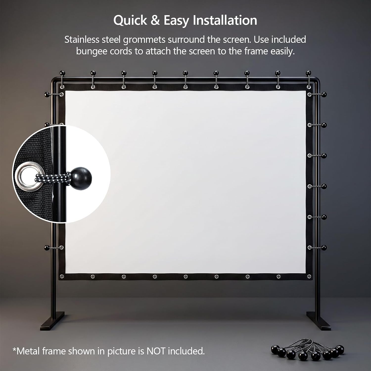Golf Simulator Impact Screen, Triple Layer Projection Screen for Home, 3 Layer Pull down Golf Projector Screen, Ultra Clear Golf Simulators Screen for Home Golf Practice (10'×8')