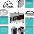 5 Set Packing Cubes for Travel Large Suitcase Luggage Organizer Bags Travel Accessories Vacation 4 Cubes 1 Laundry Pouch Bag
