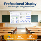 100 Inch Manual Pull down Projector Screen, 16:9 HD Retractable Projector Screens with Auto Locking for Movie Home Theater Cinema Office Video Game, White(87W X 49H Inch Display Area)