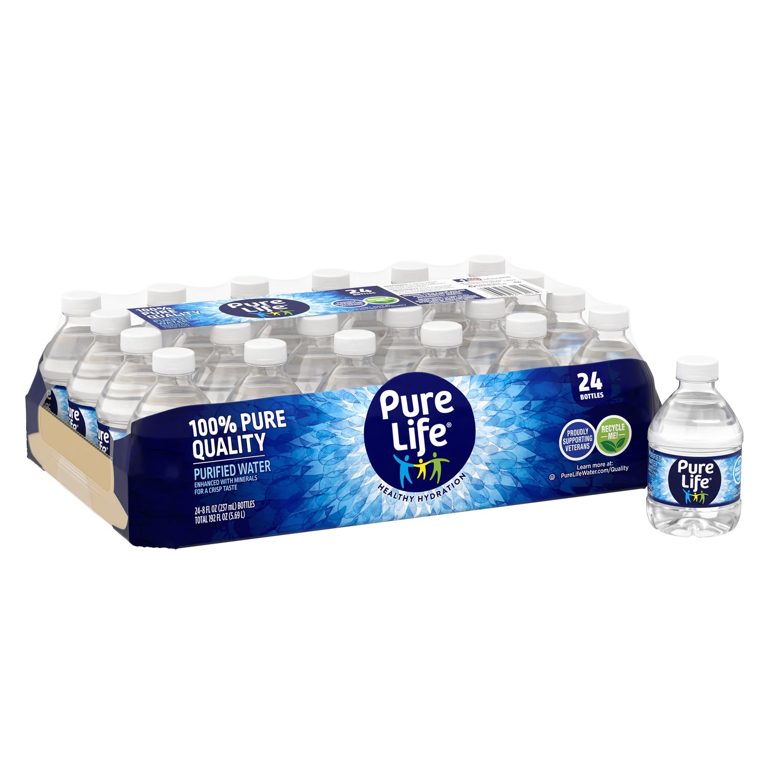 Purified Water, 8 Fl Oz, 24-Count