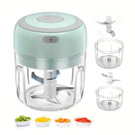 Compact Electric Garlic Chopper Powerful Grinder for Kitchen Essentials