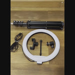 10inch LED Ring Selfie Light Set with Tripod Remote