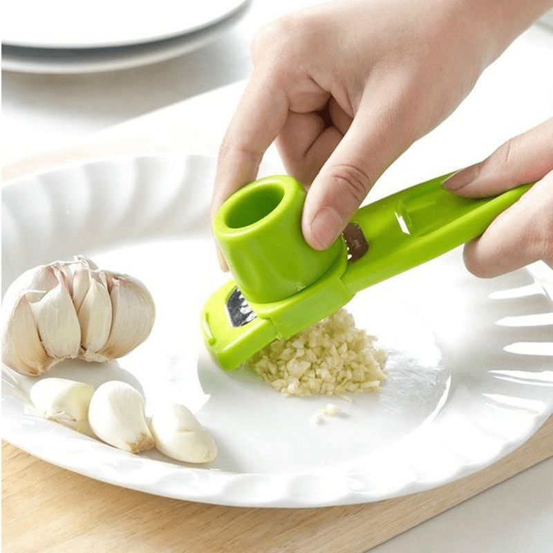 Garlic Press Grater Slicer Cutter MultiFunctional Kitchen Tool Utensil