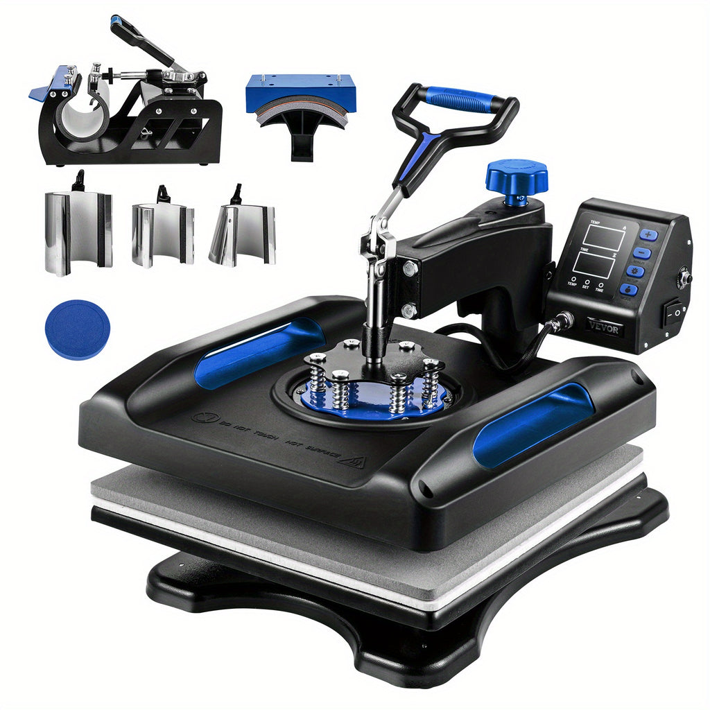 VEVOR 8in1 Heat Press with Interchangeable Components
