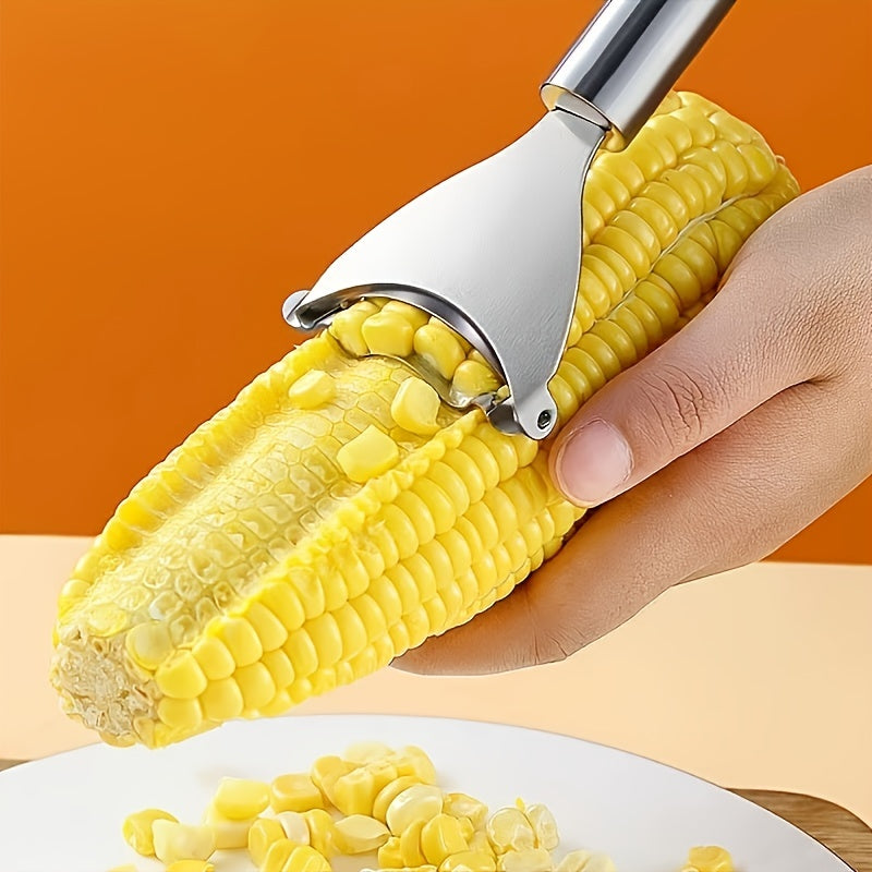 Stainless Steel Corn Cob Stripper Kitchen Essential for Corn Lovers