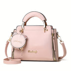 Elegant Cat Pendant Satchel Classic Fashion with Versatility