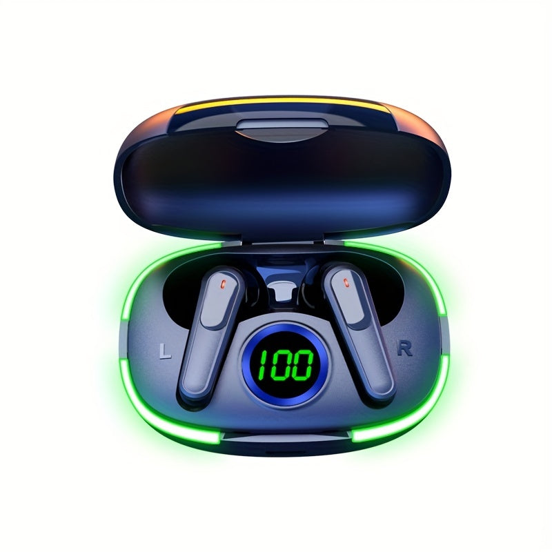 Advanced Touch Control Wireless Earbuds with LED Display 2024