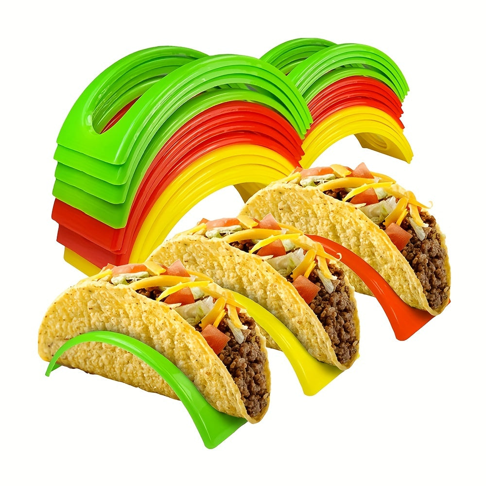 Taco Holder Set  Reusable Colorful Washable Kitchen Gadgets