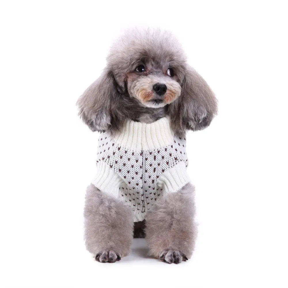 Christmas Snowflake Dog Sweater