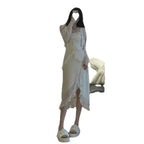 Gentle Adult Lady like Woman Style Long Dress Suit for Women