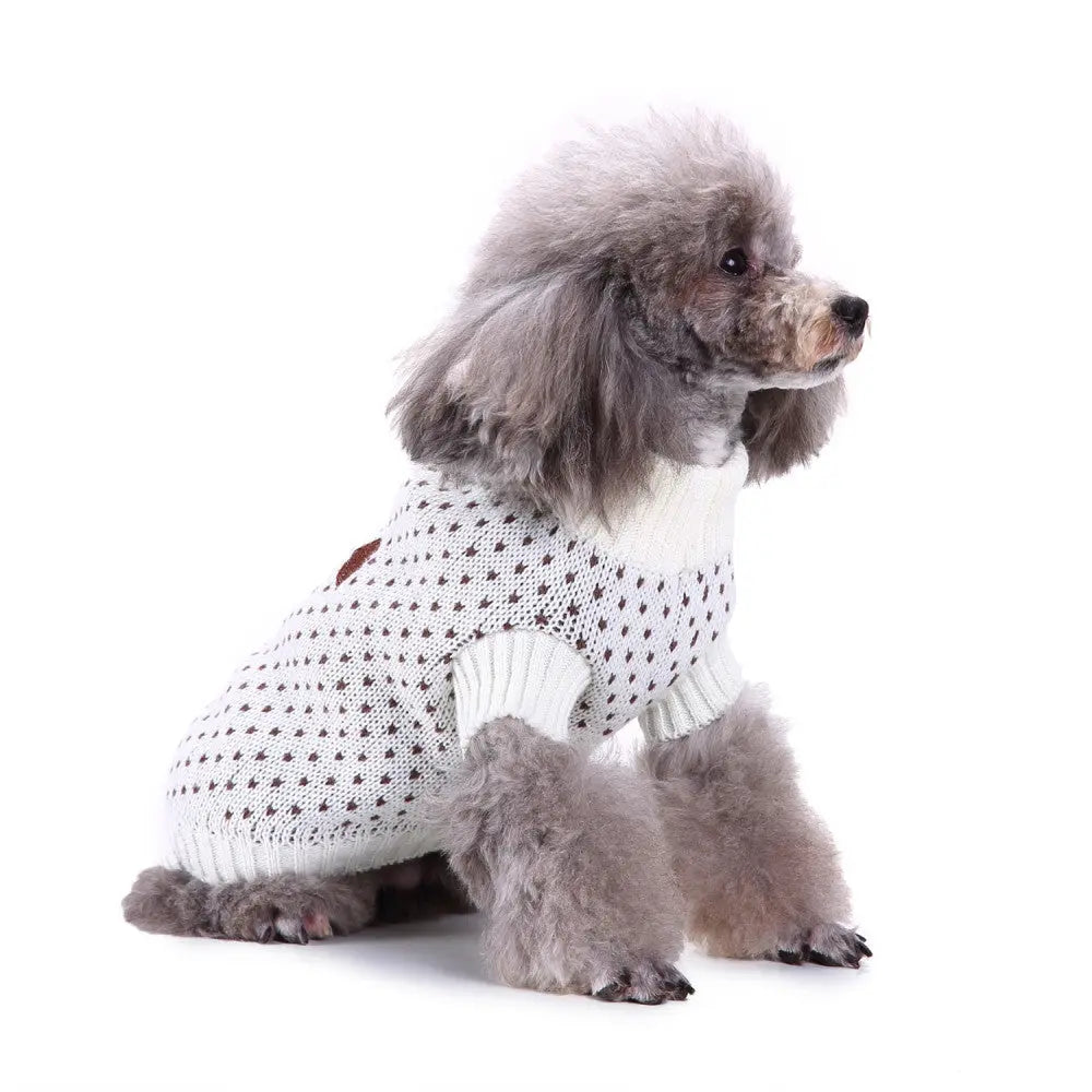 Christmas Snowflake Dog Sweater