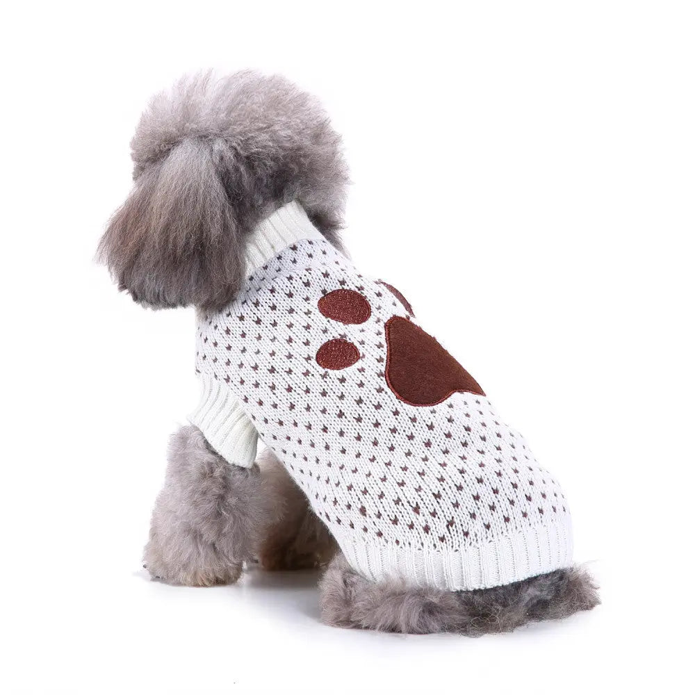 Christmas Snowflake Dog Sweater