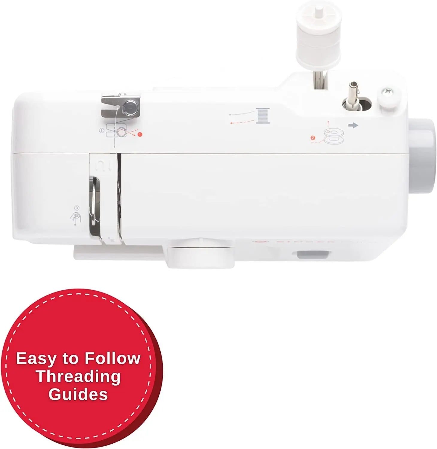 | M1000.662 Sewing Machine - 32 Stitch Applications - Mending Machine - Simple, Portable & Great for Beginners